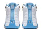 Jordan 12 Retro ‘UNC’ White/University Blue-Metallic Silver 308243-142