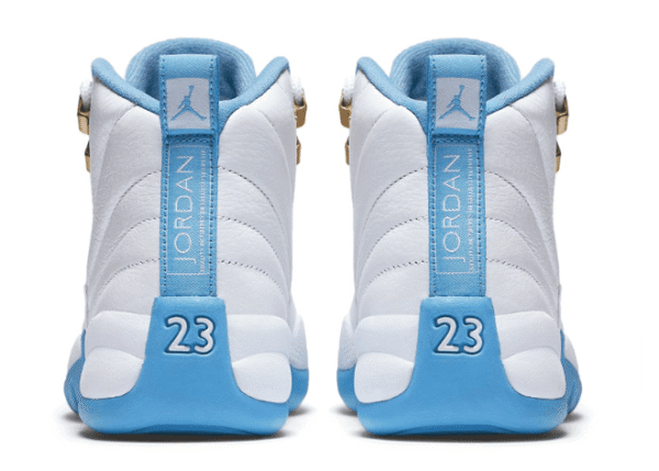 Jordan 12 Retro ‘UNC’ White/University Blue-Metallic Silver 308243-142