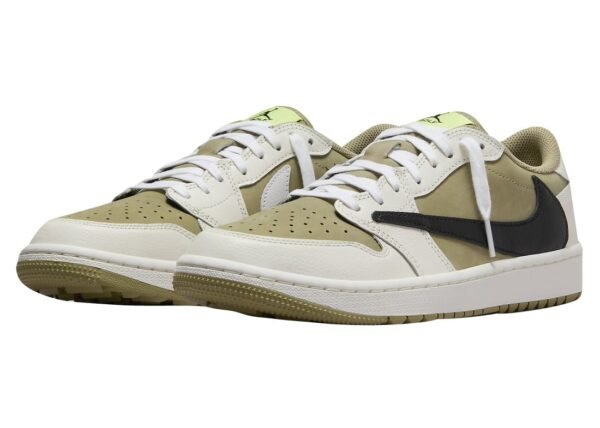 Travis Scott X Air Jordan 1 Low Golf “Olive”