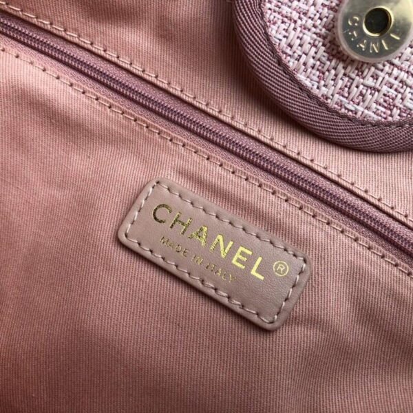 Chanel Deauville Tote 38cm Pink For Women A66941