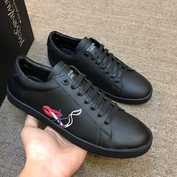 YSL ROSE SNEAKERS IN LEATHER