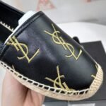 MONOGRAM ESPADRILLES IN METALIZED LAMBSKIN