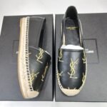 MONOGRAM ESPADRILLES IN METALIZED LAMBSKIN