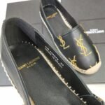 MONOGRAM ESPADRILLES IN METALIZED LAMBSKIN