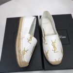 MONOGRAM ESPADRILLES IN METALIZED LAMBSKIN