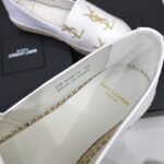 MONOGRAM ESPADRILLES IN METALIZED LAMBSKIN