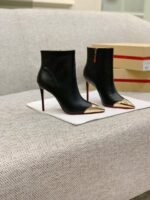 Christian Louboutin Golden Toes Ankle Boots