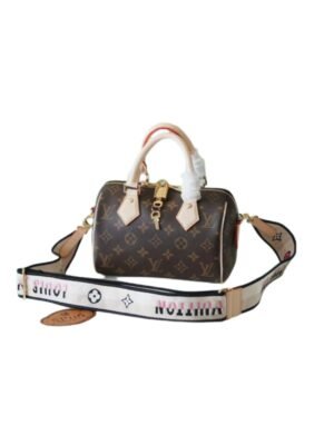 Louis Vuitton Speedy Bandouliere 20 Monogram Canvas Black For Women, Women’s Handbags, Shoulder And Crossbody Bags 20cm/7.9in LV M46234