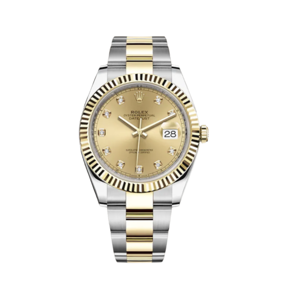 Super Clone Rolex Datejust Steel and Yellow Gold Oyster
