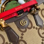 GUCCI DIANA JUMBO GG SMALL TOTE BAG