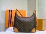 Louis Vuitton Boulogne 35 Monogram Canvas For Women, Women’s Handbags, Shoulder And Crossbody Bags 13.8in/35cm LV M51260