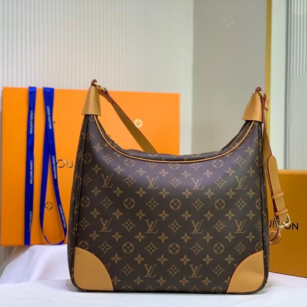 Louis Vuitton Boulogne 35 Monogram Canvas For Women, Women’s Handbags, Shoulder And Crossbody Bags 13.8in/35cm LV M51260