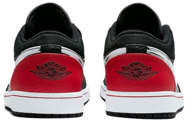 Jordan 1 Low ‘Brushstroke Swoosh – Black Red’ DA4659-001