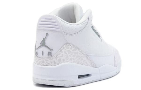Jordan 3 Retro ‘Pure Money’ White/Metallic Silver 136064-103