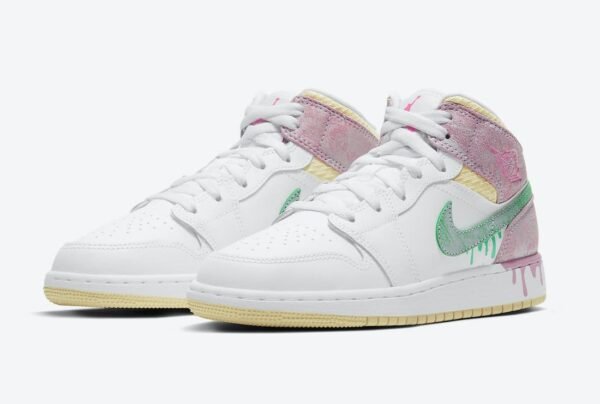 Jordan 1 Mid Paint Drip