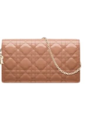 Christian Dior Lady Dior Pouch Beige, For Women, Women’s Handbags 8.5in/21.5cm CD S0204OVRB_M45M