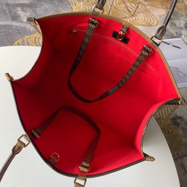 Louis Vuitton OnTheGo MM Monogram And Monogram Reverse Canvas For Women, Women’s Handbags, Shoulder Bags 13.8in/35cm LV M45321