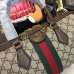 Gucci Ophidia GG Supreme Medium Top Handle Bag Beige For Women 12.6in/32cm GG 524532