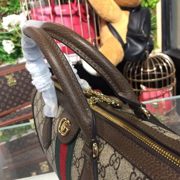 Gucci Ophidia GG Supreme Medium Top Handle Bag Beige For Women 12.6in/32cm GG 524532