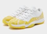 Jordan 11 Low Yellow Snakeskin