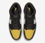 Jordan 1 Mid Yellow Toe Black