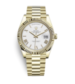 Super Clone Rolex Day -Date Gold - White Dial