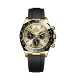 Super Clone Rolex Daytona Gold Oysterflex