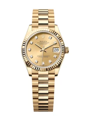 Super Clone Rolex Datejust 31 Gold - Gold Dial