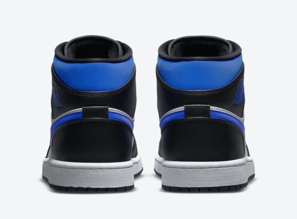 Jordan 1 Retro Mid White Black Royal