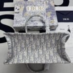 Christian Dior Small Dior Book Tote Violet, For Women, Women’s Handbags 26.5cm/10.5in CD