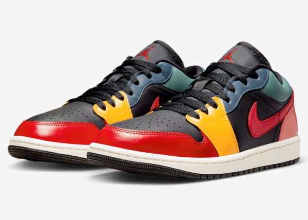 Jordan 1 Low Black Multi