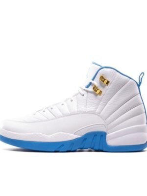 Jordan 12 Retro ‘UNC’ White/University Blue-Metallic Silver 308243-142