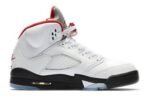 Jordan 5 Retro Fire Red Silver Tongue (2020)