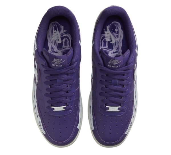 Nike Air Force 1 Low ’07 QS Purple Skeleton Halloween