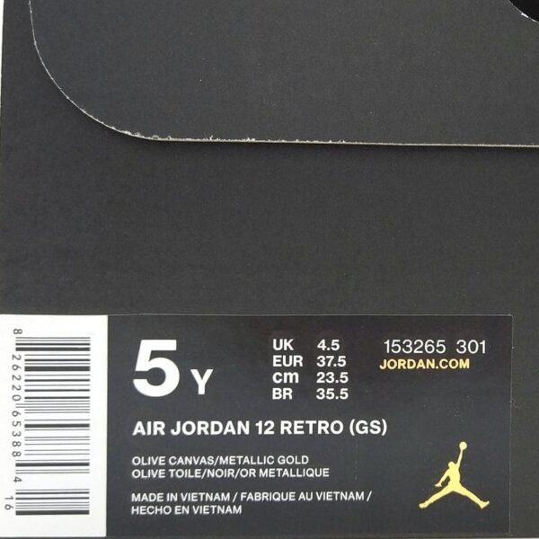 Jordan 12 Retro BG Olive Canvas 153265-301