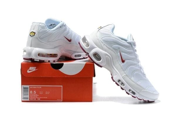 Air Max TN Plus White Maroon Heiress