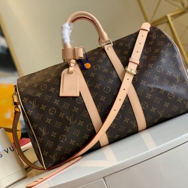 Louis Vuitton Keepall Bandouliere 45 Monogram Canvas For Women, Women’s Handbags, Travel Bags 17.7in/45cm LV M41418