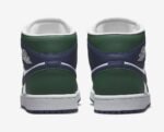 Jordan 1 Mid Mixes Navy and Green
