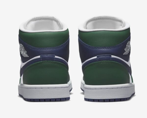 Jordan 1 Mid Mixes Navy and Green