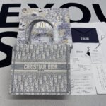 Christian Dior Small Dior Book Tote Violet, For Women, Women’s Handbags 26.5cm/10.5in CD