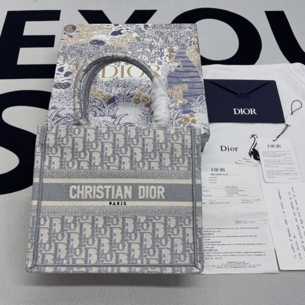 Christian Dior Small Dior Book Tote Violet, For Women, Women’s Handbags 26.5cm/10.5in CD