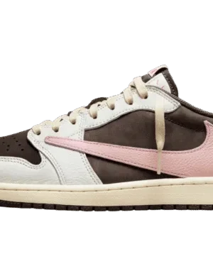 Travis Scott x Air Jordan 1 Low OG “Dark Pony/Pink Oxford“