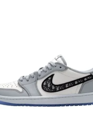 Air Jordan 1 Low x Dior ‘White Grey’
