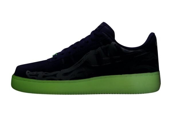 Nike Air Force 1 Low ’07 QS Purple Skeleton Halloween