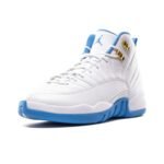 Jordan 12 Retro ‘UNC’ White/University Blue-Metallic Silver 308243-142