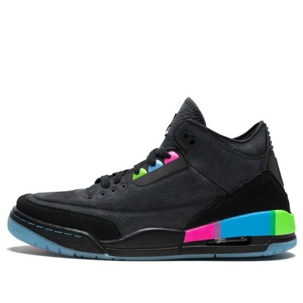 Jordan 3 Retro ‘Quai 54’ Black/Electric Green-Infrared 23-Black AT9195-001