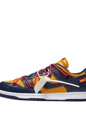 Off-White x Nike Dunk Low University Gold