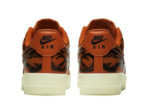 Nike Air Force 1 Low Orange Skeleton Halloween