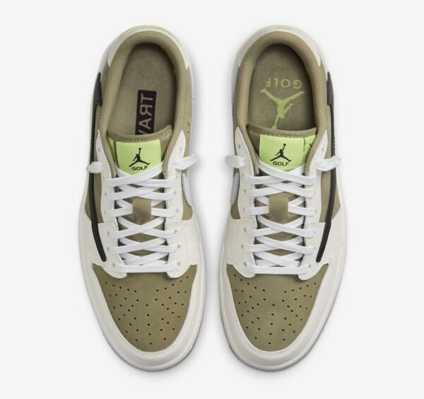 Travis Scott X Air Jordan 1 Low Golf “Olive”