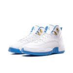 Jordan 12 Retro ‘UNC’ White/University Blue-Metallic Silver 308243-142